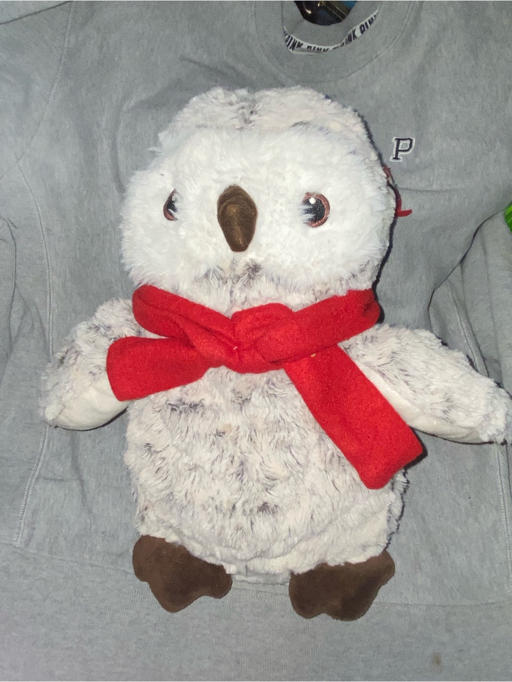 Wonder the snow by owl plush dog toy